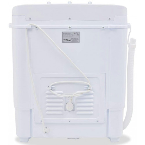 vidaXL Mini Washing Machine with Spin Dryer and 2 Chambers 5.6 kg