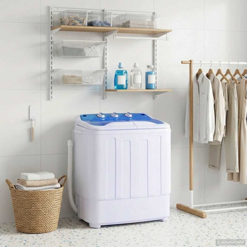 vidaXL Mini Washing Machine with Spin Dryer and 2 Chambers 5.6 kg