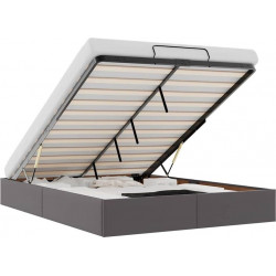 vidaXL Ottoman Bed without Mattress, 140x200 cm, Faux Leather