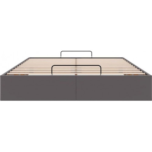 vidaXL Ottoman Bed without Mattress, 140x200 cm, Faux Leather