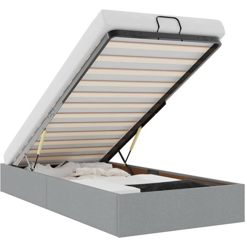 vidaXL Ottoman Bed without Mattress 90x200 cm fabric