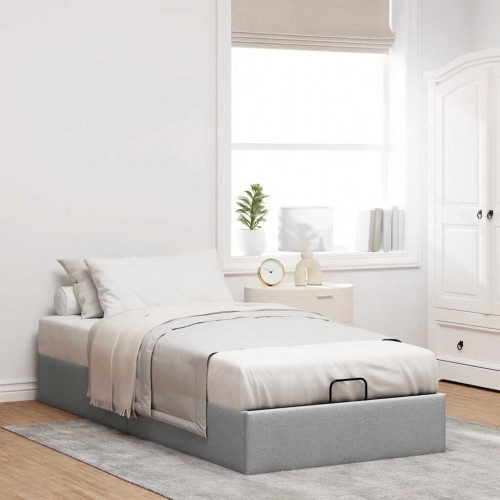 vidaXL Ottoman Bed without Mattress 90x200 cm fabric