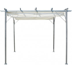 vidaXL Pergola with retractable roof 3 x 3 m