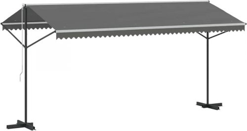 vidaXL Toldo independiente 3 m Poliéster Gris
