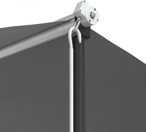 vidaXL Toldo independiente 3 m Poliéster Gris