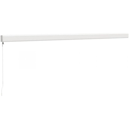 vidaXL Toldo retráctil aluminio y tela