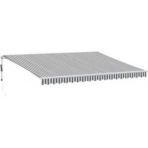 vidaXL Toldo Retráctil automático con luces LED