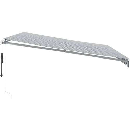 vidaXL Toldo Retráctil automático con luces LED