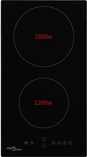 Vidaxl Vitrocerámica 5 quemadores control táctil 8500 W
