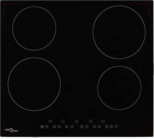 Vidaxl Vitrocerámica 5 quemadores control táctil 8500 W