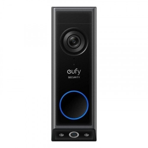 Videoportero Eufy Security E340 doble cámara 2K Full HD visión nocturna a color batería/AC FOV 160º negro almacenamiento local 128GB