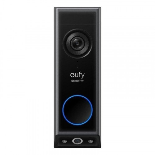 Videoportero Eufy Security E340 doble cámara 2K Full HD visión nocturna a color batería/AC FOV 160º negro almacenamiento local 128GB