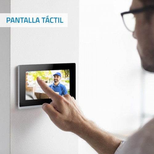 Videoportero Nivian NVS-VIDEOINTERCOM-2W Full HD WiFi 7” Táctil Audio Bidireccional IP65