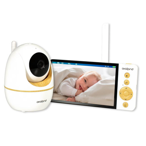 Vigilabebés Availand sphera con pantalla 5 pulgadas Blanco