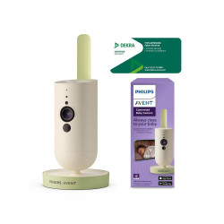 Vigilabebés Philips Avent cámara conectada con app Baby monitor Nácar