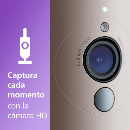 Vigilabebés Philips Avent cámara conectada con app Baby monitor Nácar