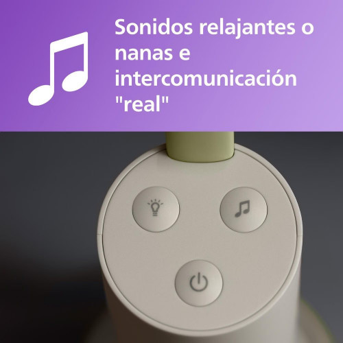 Vigilabebés Philips Avent cámara conectada con app Baby monitor Nácar