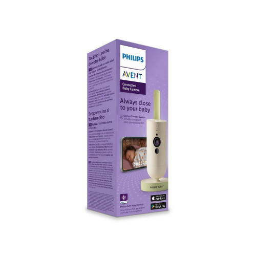 Vigilabebés Philips Avent cámara conectada con app Baby monitor Nácar