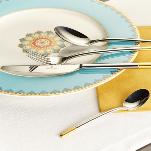 Villeroy & Boch Set de cubiertos parcialmente dorados Ella