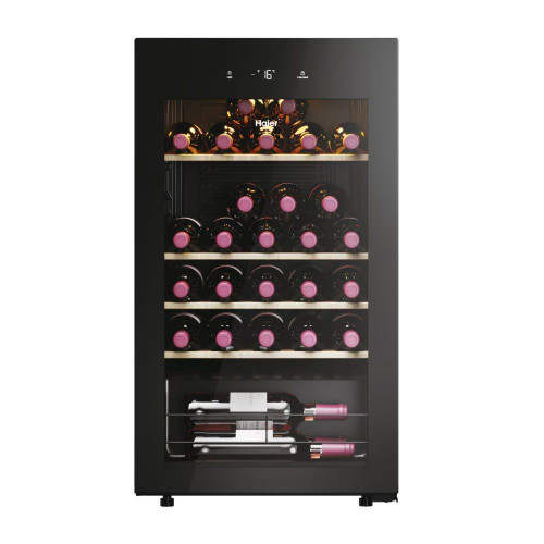 Vinoteca Haier para 34 Botellas, 1 Zona, Wifi - HWS34GGH1 Negro