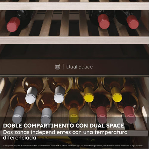 Vinoteca Haier para 42 botellas Wine Bank 50 Series 7 - HWS42GDAU1 Negro