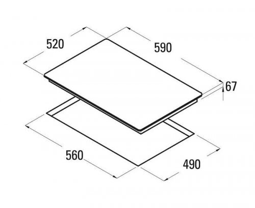 Vitrocerámica Cata T 604 X