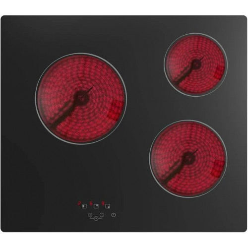 Vitrocerámica de 3 fuegos