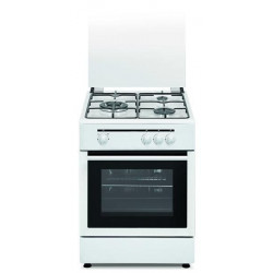 Vitrokitchen CB5530BB - Cocina de Gas Butano 3 Fuegos 85 x 50cm Blanco
