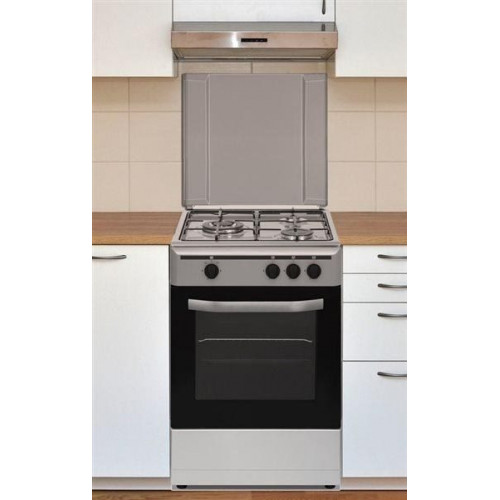 Vitrokitchen CB5530IB - Cocina Gas Butano 3 Fuegos 85 x 50cm Inox