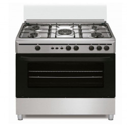 Vitrokitchen CB9060IB - Cocina Gas Butano 5 Fuegos 90x60 cm Inox