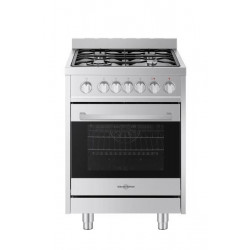 Vitrokitchen ST6060IN - Cocina gas natural y horno eléctrico Acero Inox