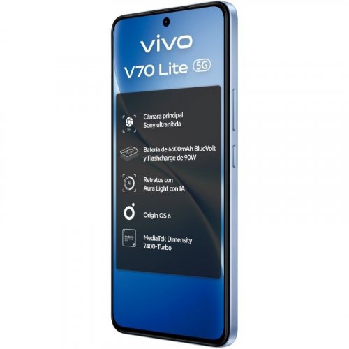 Vivo V70 Lite Azul 5G - 256GB - 6GB - AMOLED 6500mAh