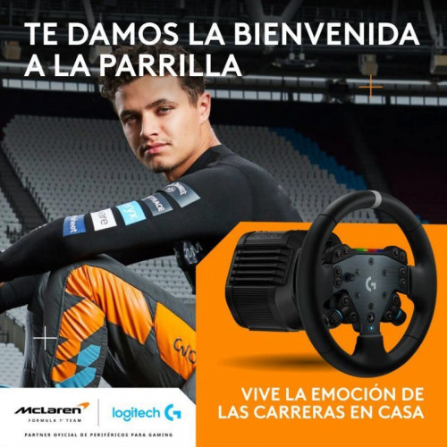 Volante de simulación Logitech G RS50 System 8 N·m PC/PS5/PS4 cuero USB alámbrico 13 botones
