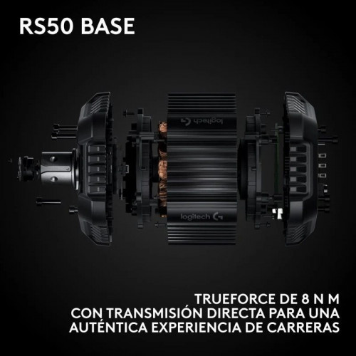 Volante de simulación Logitech G RS50 System 8 N·m PC/PS5/PS4 cuero USB alámbrico 13 botones