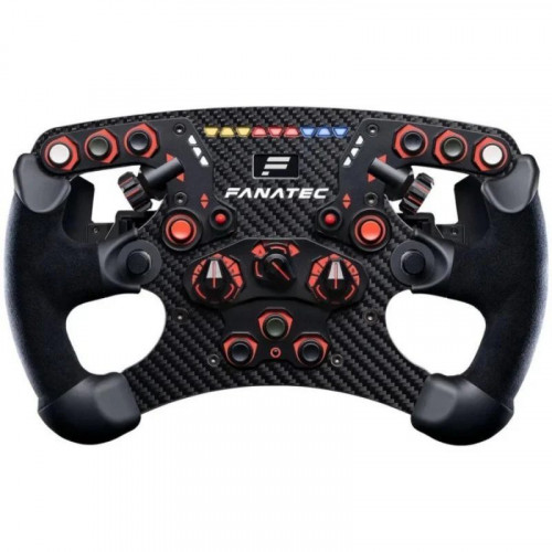 Volante Fanatec ClubSport Formula V2.5 X Fibra de Carbono 11 Botones Pantalla OLED LED RGB