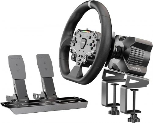 Volante + Pedales moza Racing rs053 Alámbrico USB