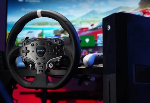 Volante + Pedales moza Racing rs053 Alámbrico USB
