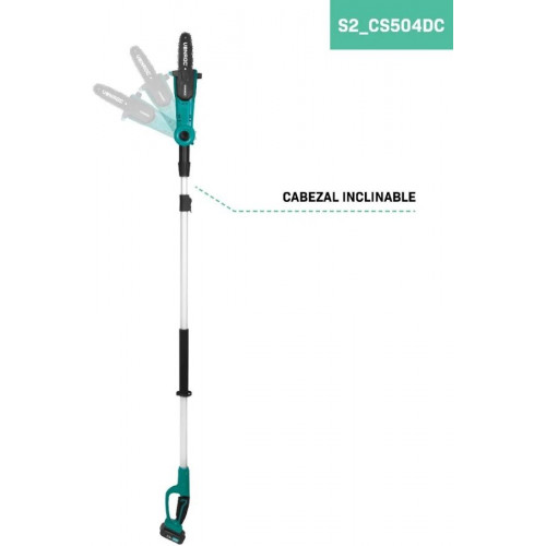 VONROC Motosierra telescópica 20V 2.0Ah
