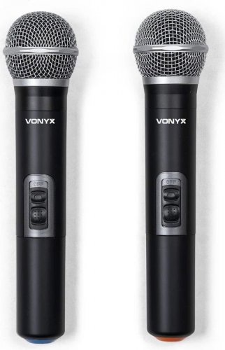 Vonyx 172.670 VMA106 Mezclador Amplificado en Maleta con 2 micros
