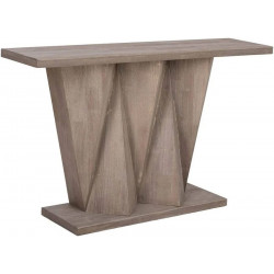 Wanderlust Recibidor de madera marrón 135x34x83h cm