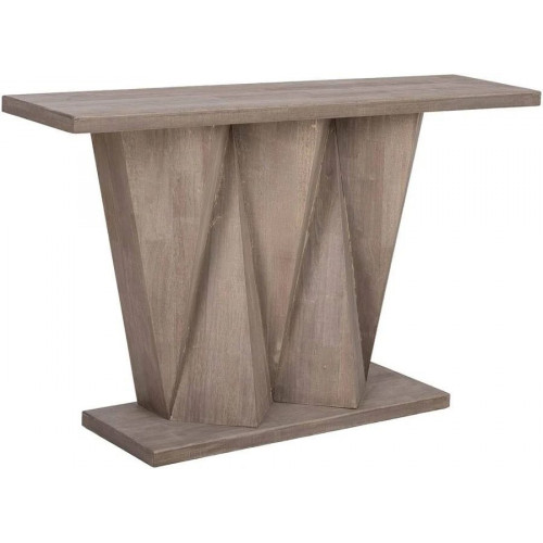 Wanderlust Recibidor de madera marrón 135x34x83h cm