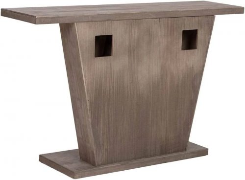 Wanderlust Recibidor de madera marrón 135x34x83h cm