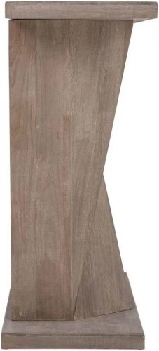 Wanderlust Recibidor de madera marrón 135x34x83h cm