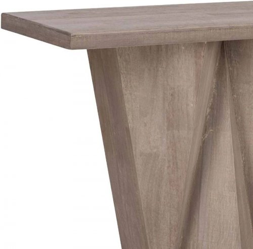 Wanderlust Recibidor de madera marrón 135x34x83h cm