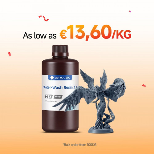 Water-Wash Resin 2.0 10-100KG Deals