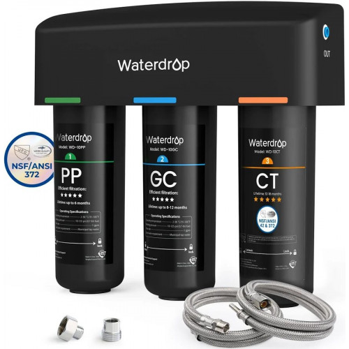 Waterdrop TSA Purificador de Agua Bajo Fregadero