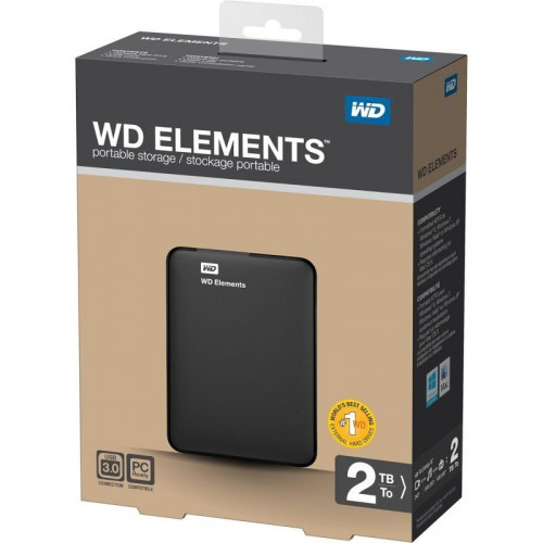 WD Elements Disco Duro Externo 2TB 2.5