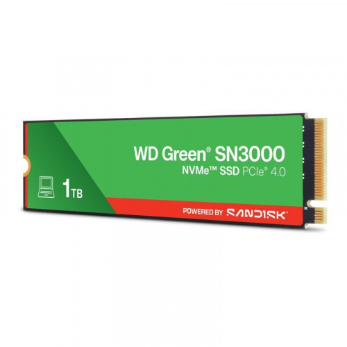 WD Green SN3000 1TB Disco SSD 5000MB/s NVMe PCIe 4.0 M.2 Gen4 QLC 3D NAND