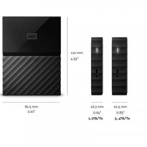WD My Passport 2 TB USB 3.1 Negro