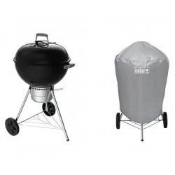Weber Barbacoa redonda con tapa Original Kettle Premium + Funda